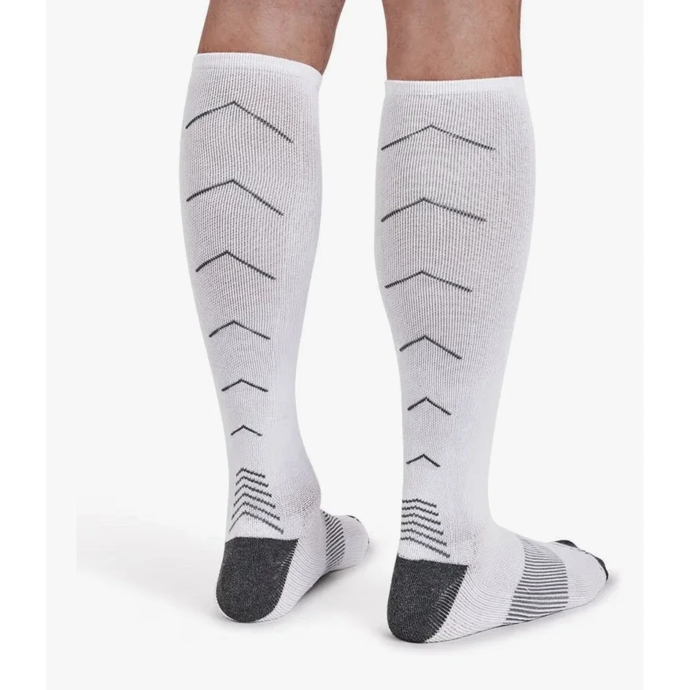 (4 PAIR)TOMMIE COPPER‎ Men's Compression Over-the-Calf Socks Stripe/ Size 9-11.5